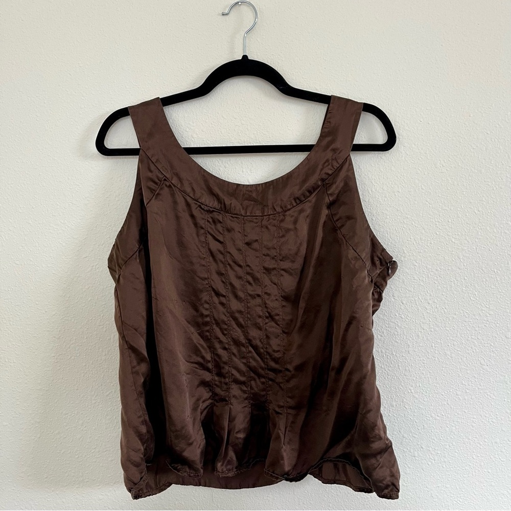 Vintage Isaac Mizrahi for Target Brown Camisole Top